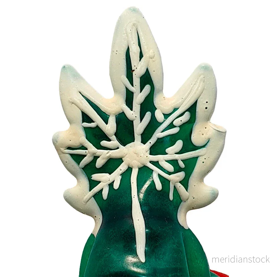 CONDOMERIE - HANDPAINTED NOVELTY CONDOMS CANNABIS MODEL 2