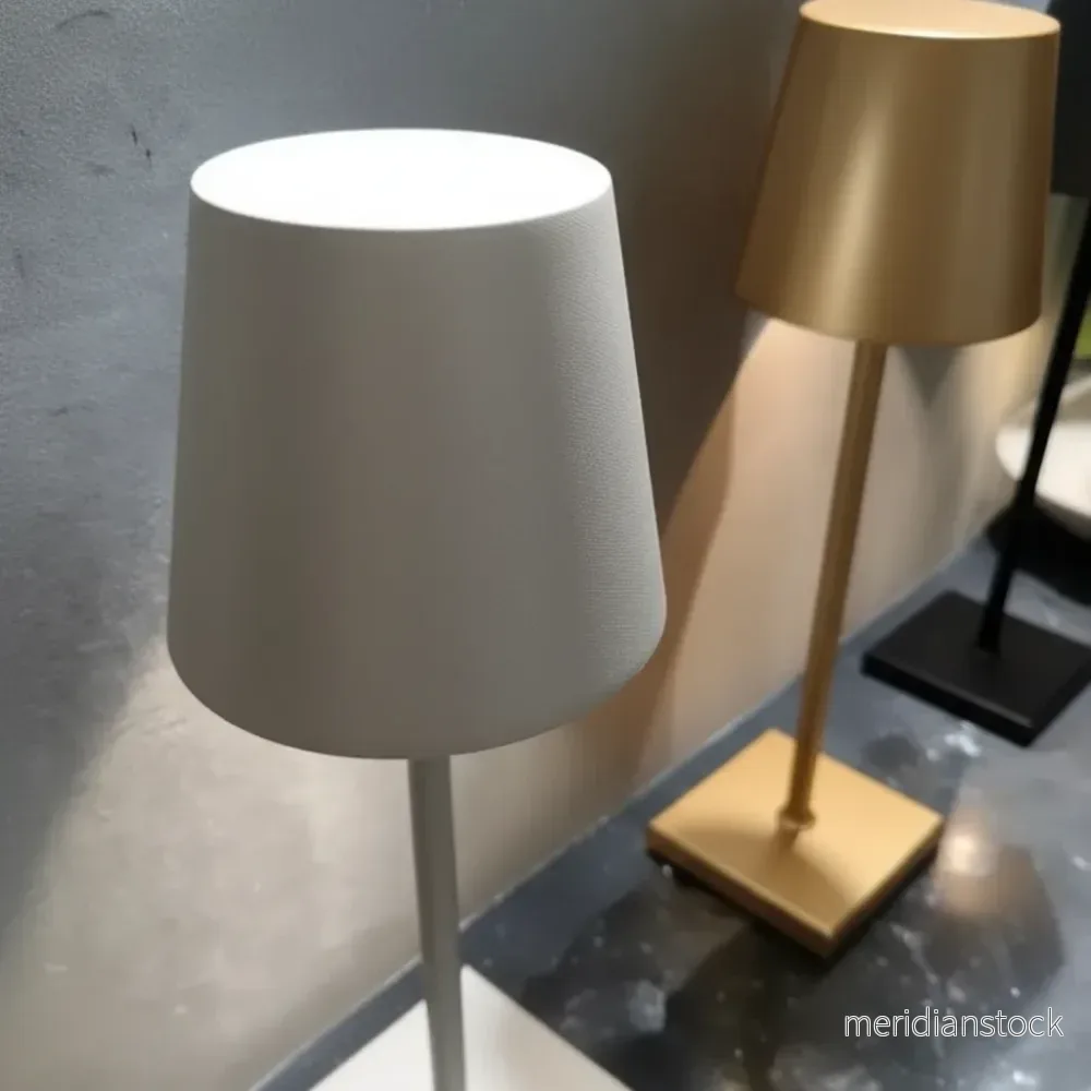 Trådlös aluminium skrivbordslampa - Luminest - Bild 3