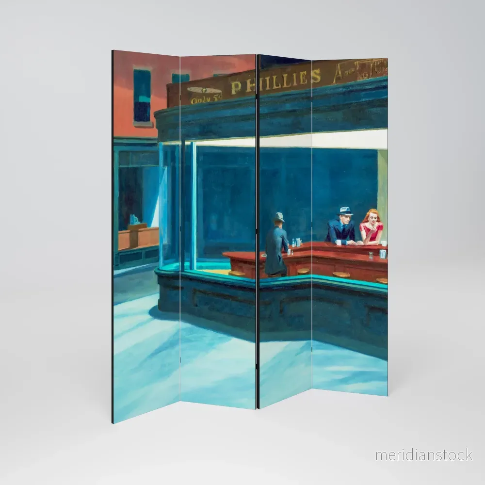 NIGHTHAWKS Rumsavdelare 4 paneler - Bild 2