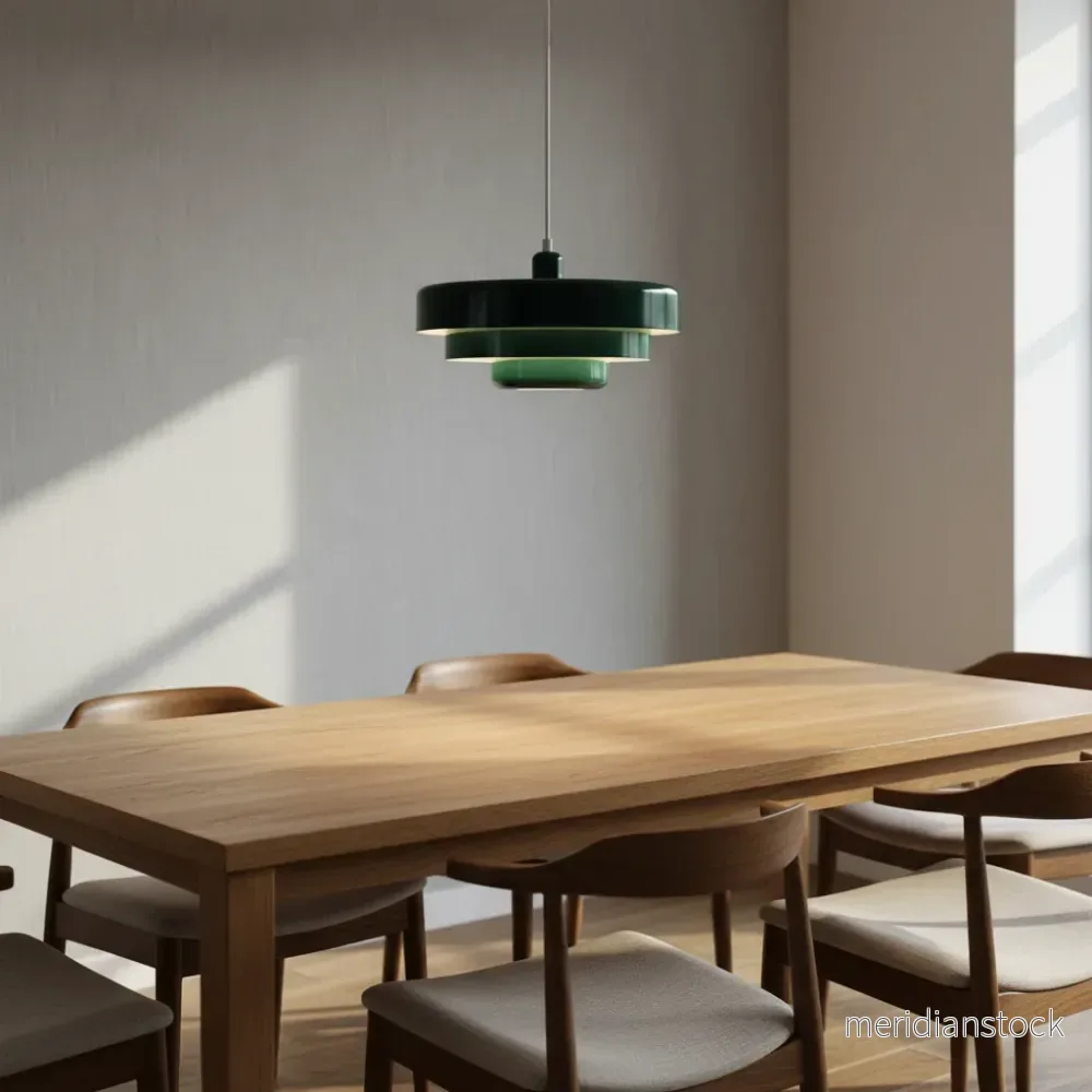 Pendellampa i metall i vintage-stil – AmbientRing
