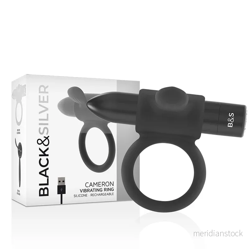 BLACK&SILVER - CAMERON BLACK RECHARGEABLE RING - Bild 2