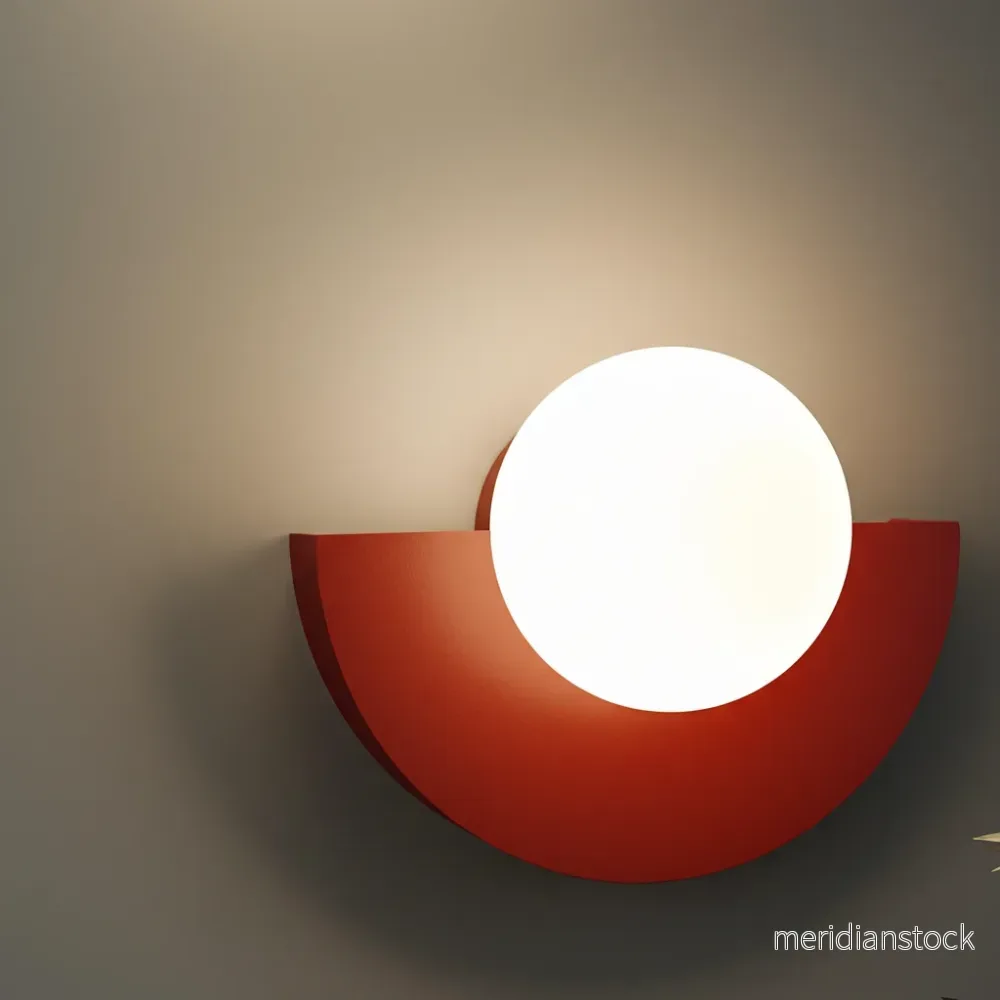 Halvcirkelformad vägglampa Minimalistisk - ArcLight - Bild 3