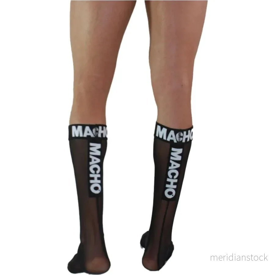 MACHO - THIN SOCKS ONE SIZE BLACK - Bild 2
