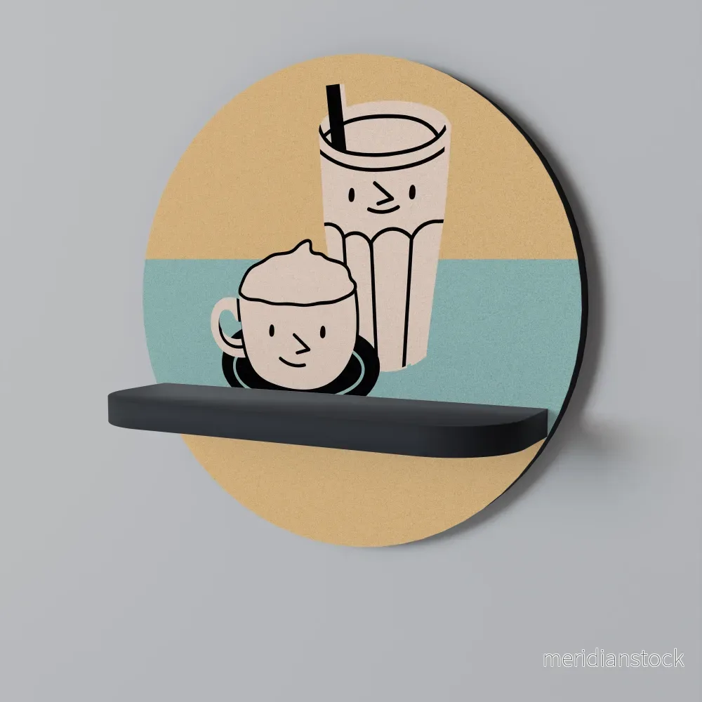 COFFEE PLEASURES Dekorationshylla COFFEE PLEASURES Dekorationshylla