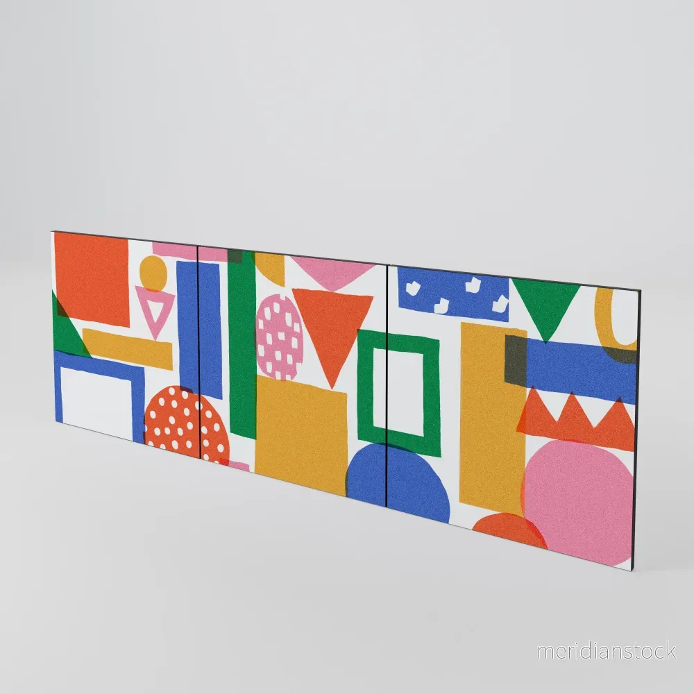 GEOMETRIC GLIMMER Luckset med 3 dörrar till sideboard - Bild 3