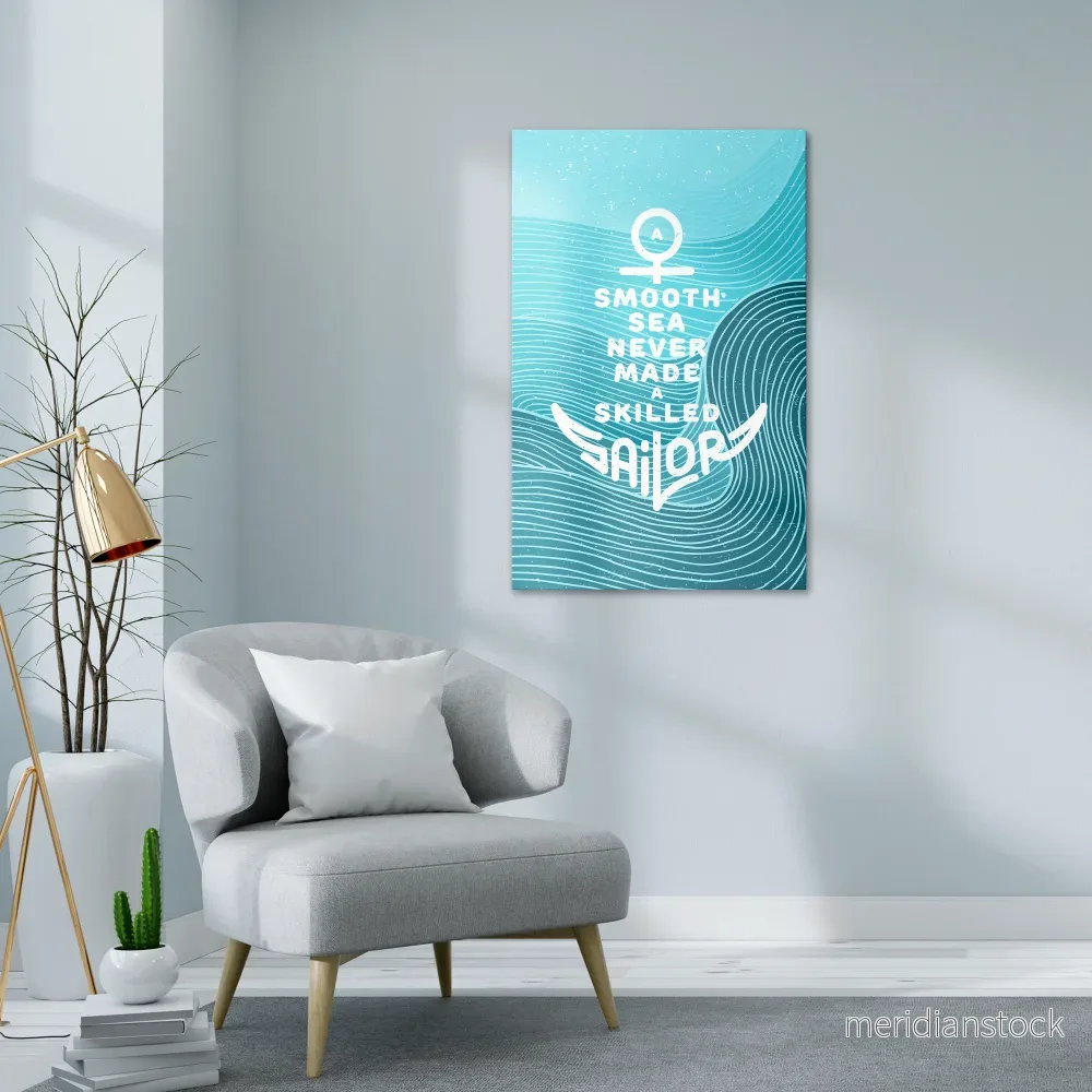 SKILLED SAILOR Vertical Canvas Print - Bild 2