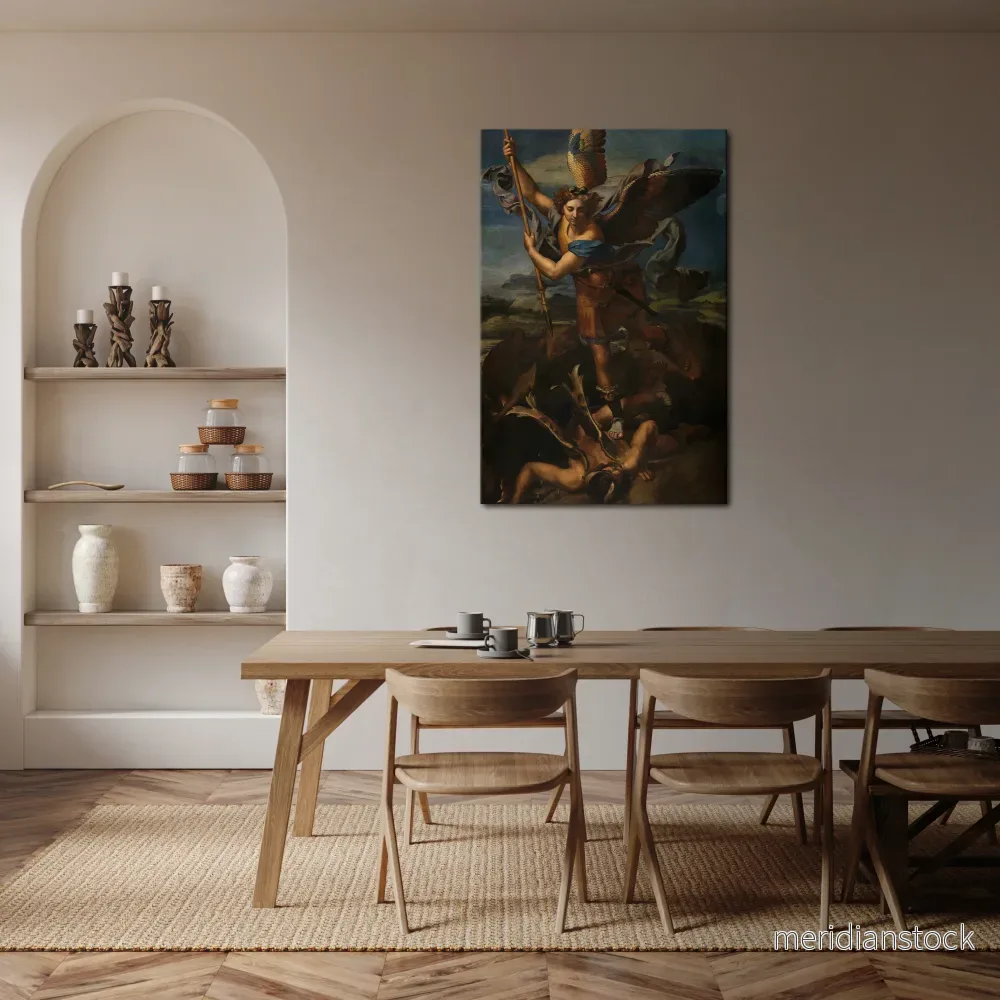 FURY AND FAITH Vertical Canvas Print - Bild 2