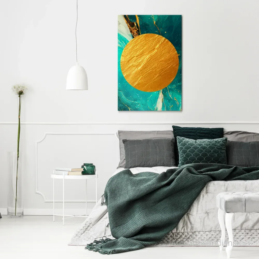 ETHEREAL AZURE Vertical Canvas Print