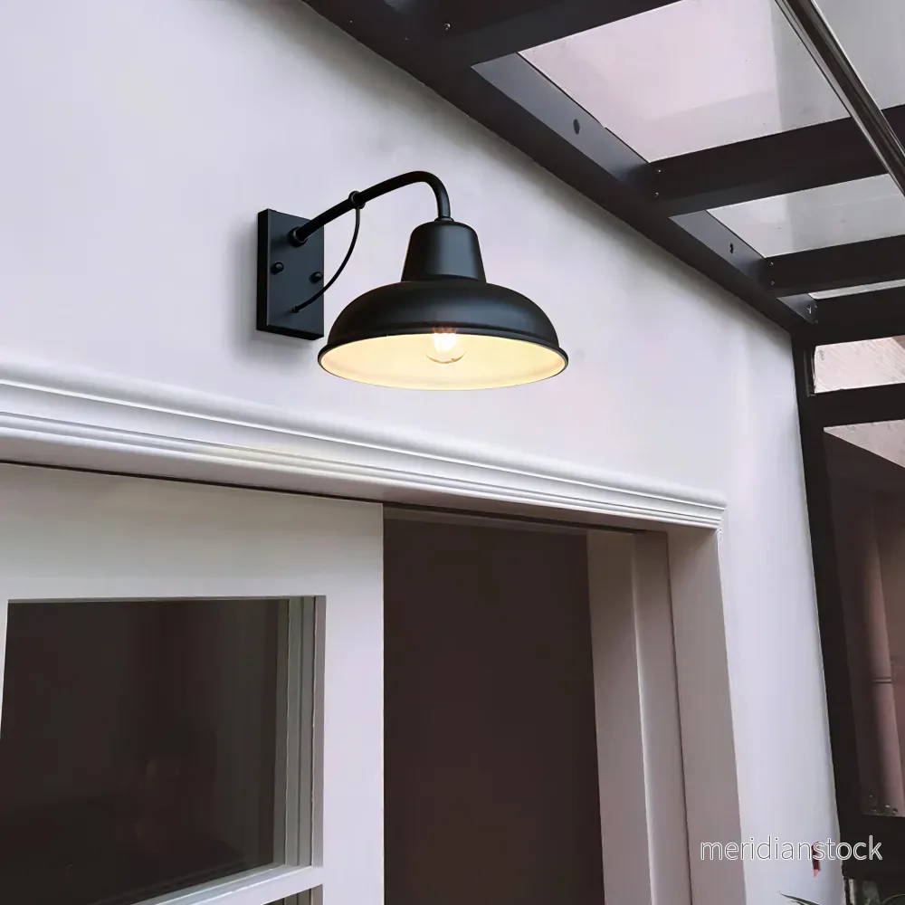 Utomhusvägglampa Sarok – retro modern fasadlampa IP65 vattentät - Bild 2