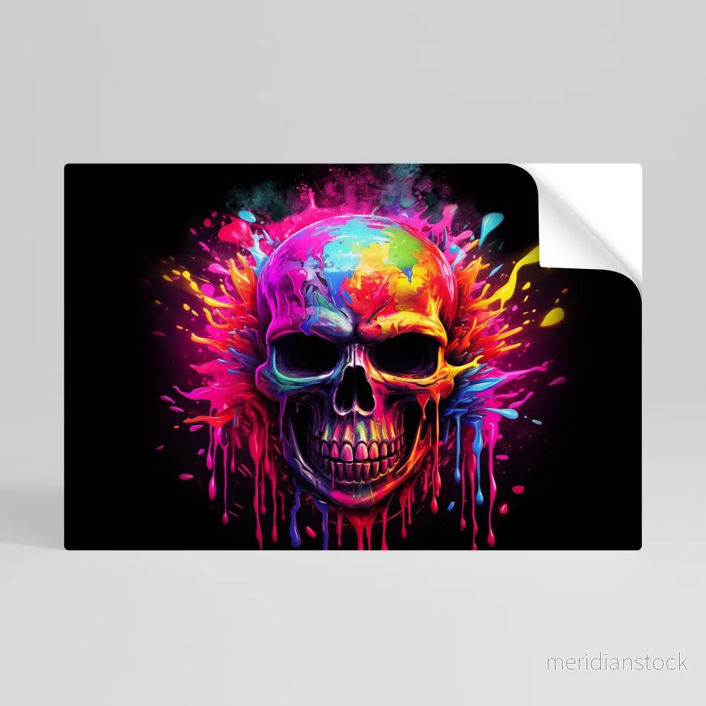 SKULL QUEST Självhäftande Horisontell Poster - Bild 3