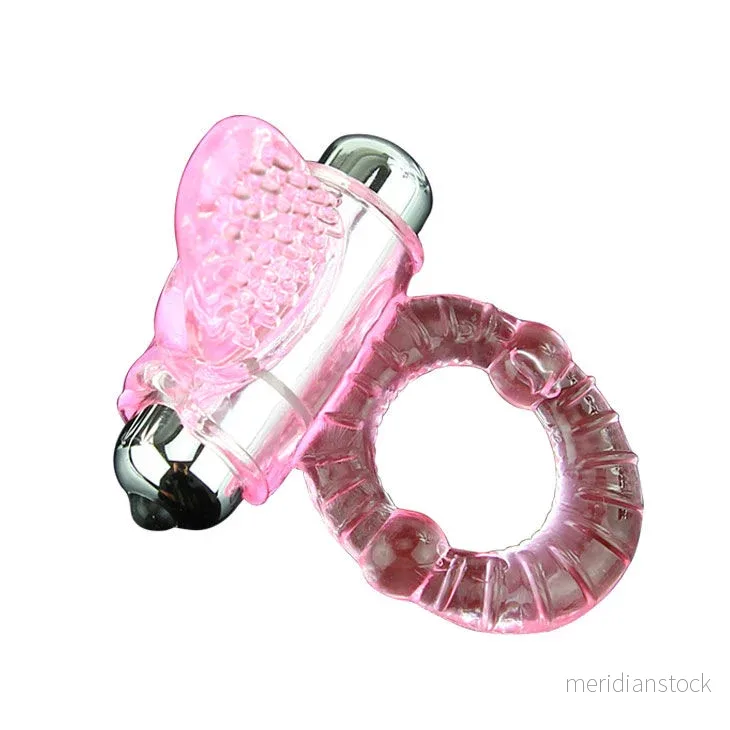BAILE Sweet Abs 10 Rhythms Pink Vibrator Penis Ring for Enhanced Pleasure - Bild 3