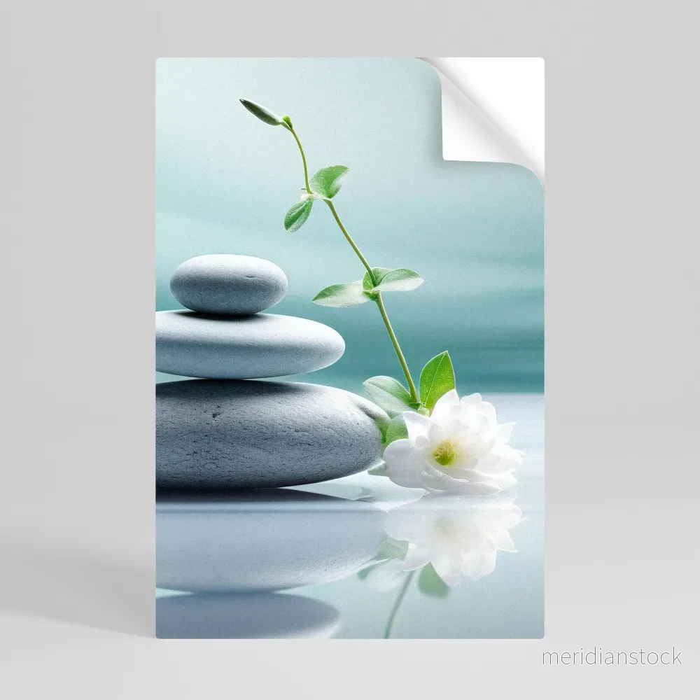 TRANQUIL STONE BALANCE Självhäftande Vertikal Poster - Bild 2