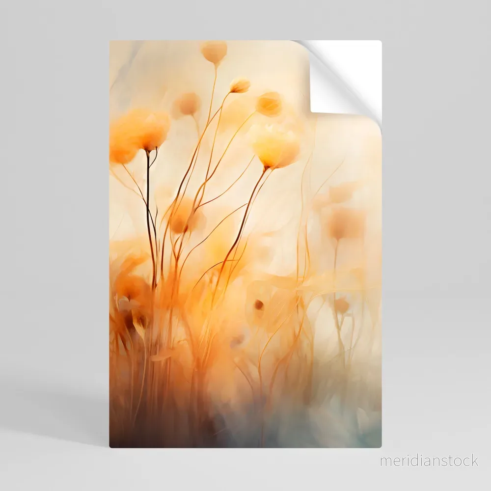 GOLDEN HUE EMBRACE Självhäftande Vertikal Poster - Bild 3