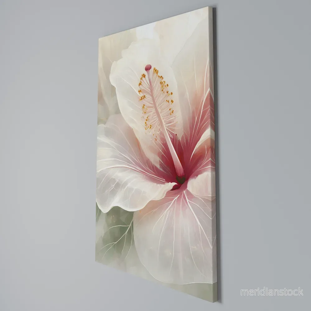 GOSSAMER FLORAL DREAM Vertical Canvas Print - Bild 3