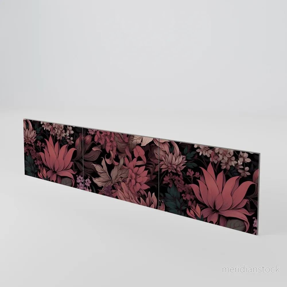 FLORAL WHISPER Luckset med 3 dörrar till TV-bänk - Bild 3