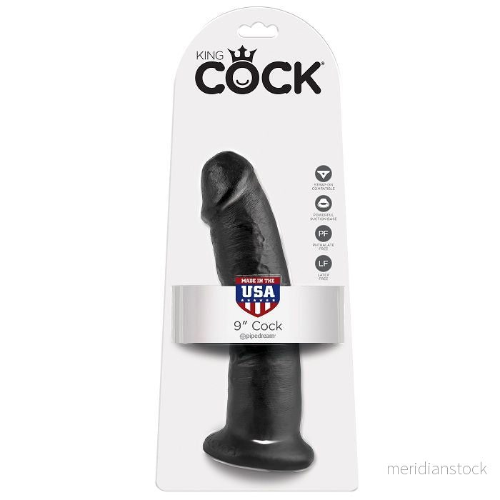 KING COCK - 9 DILDO BLACK 22.9 CM - Bild 2
