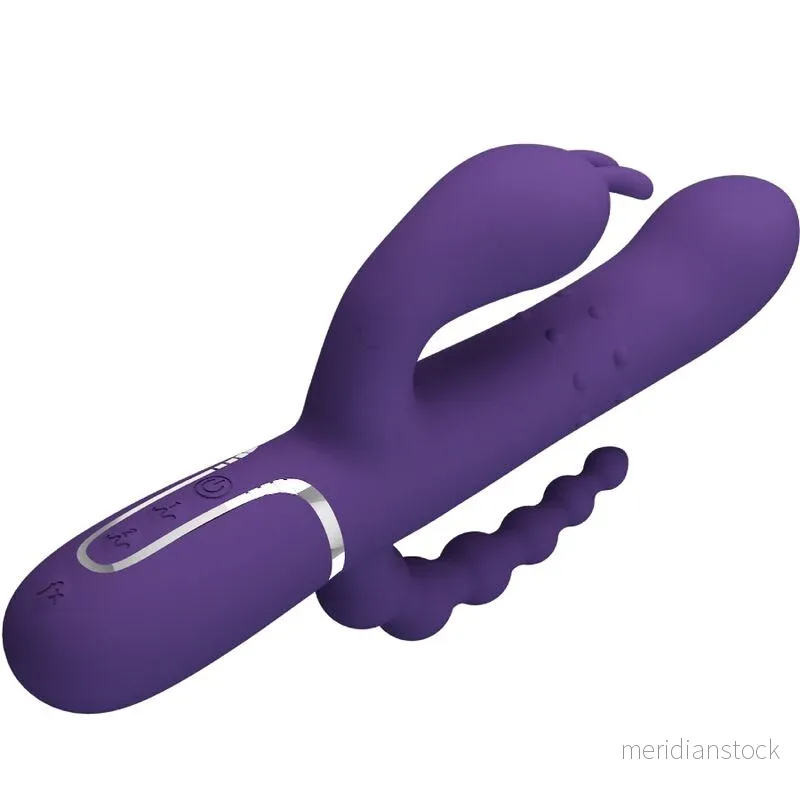 PRETTY LOVE - CAMMY TRIPLE VIBRATOR MULTIFUNCTION 4 IN 1 PURPLE - Bild 2