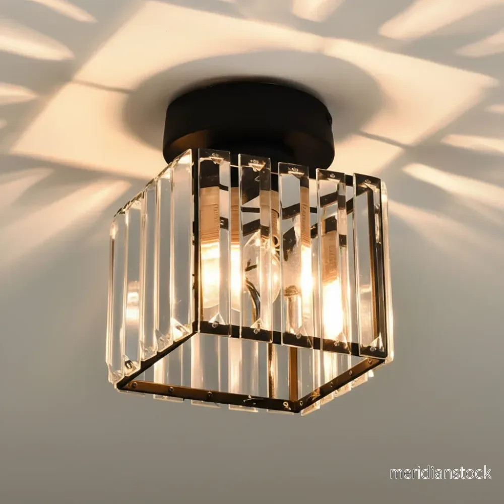 Semi-flush kristalltaklampa - Glanzara - Bild 3