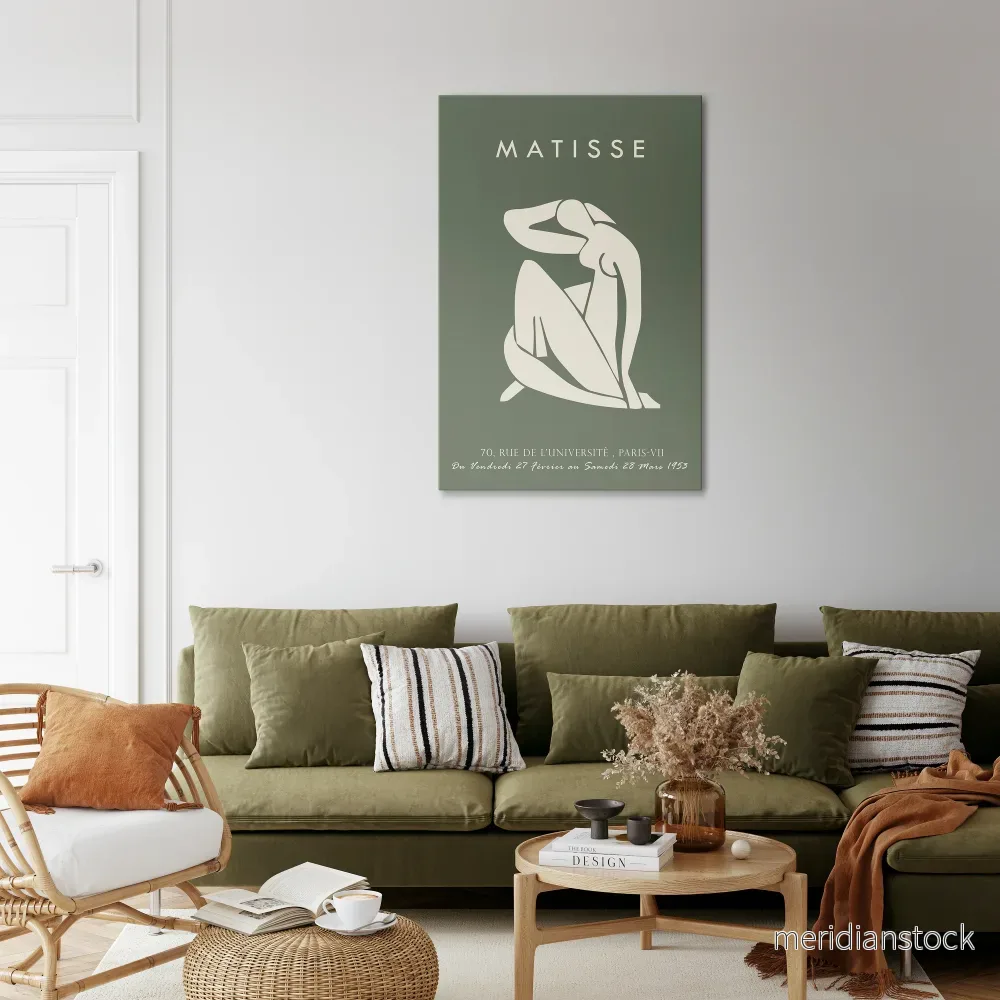 MATISSE NUDES Vertical Canvas Print