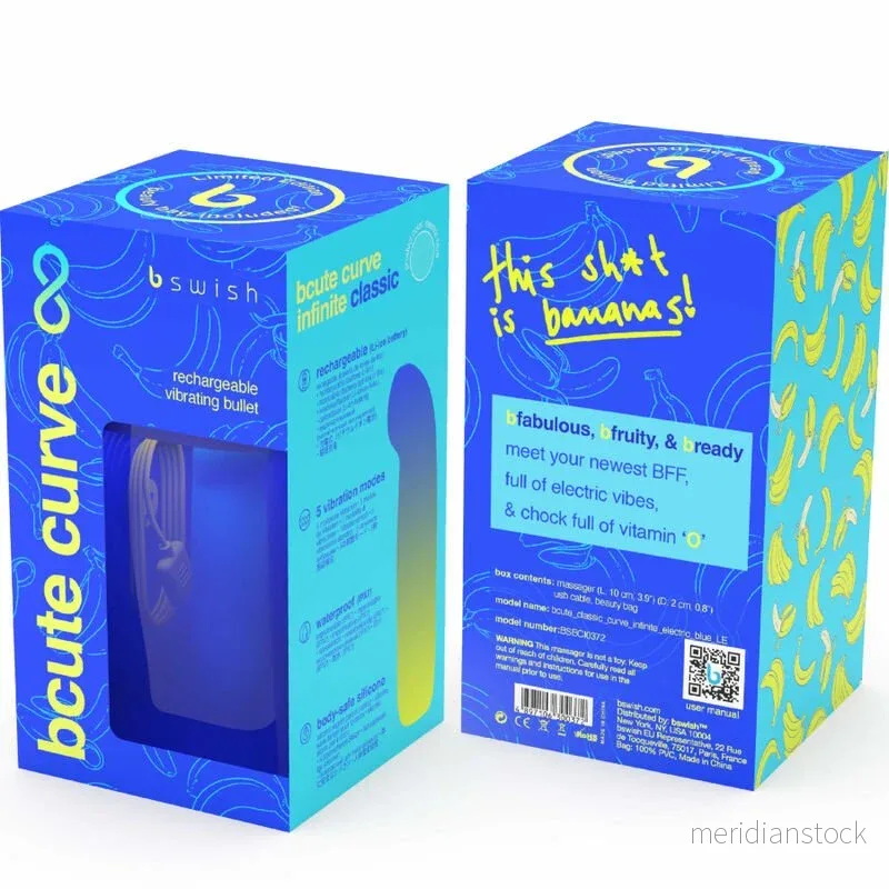 B SWISH - BCUTE CURVE INFINITE CLASSIC LIMITED EDITION BLUE SILICONE RECHARGEABLE VIBRATOR - Bild 2