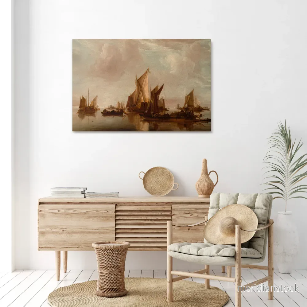 SAILS IN SERENITY Horizontal Canvas Print - Bild 2