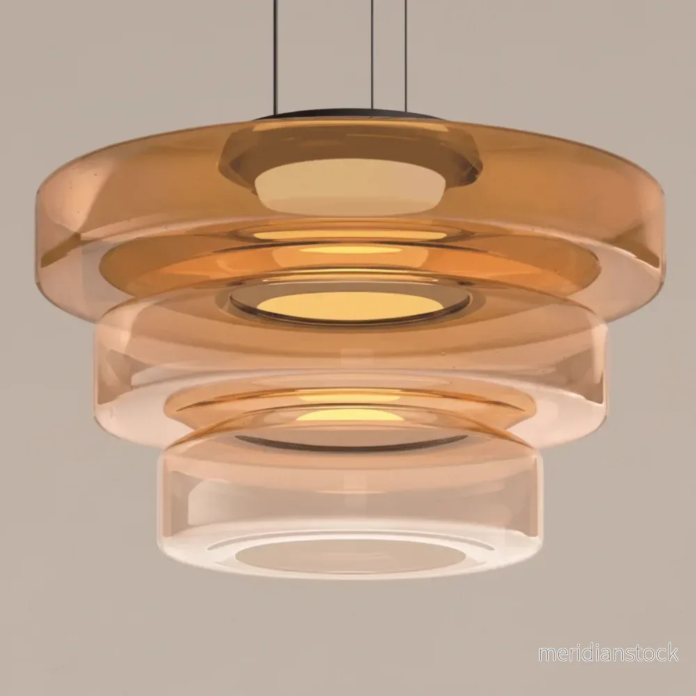LED-hänglampa i flera nivåer - AuraLoft - Bild 3