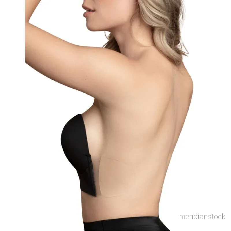 BYE-BRA - BRA WITHOUT HANDLES SHAPE U BLACK CUP A - Bild 2