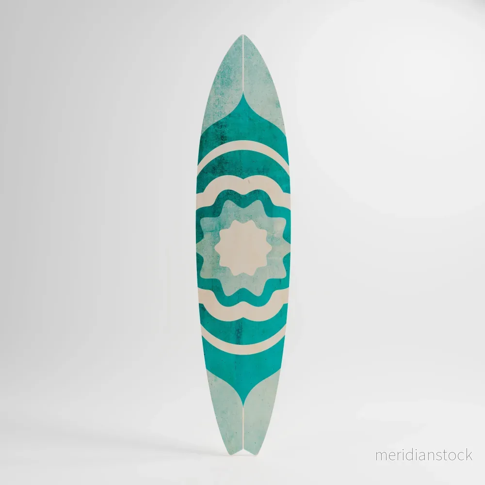 BARBADOS BLUE Dekorativ Surfbräda