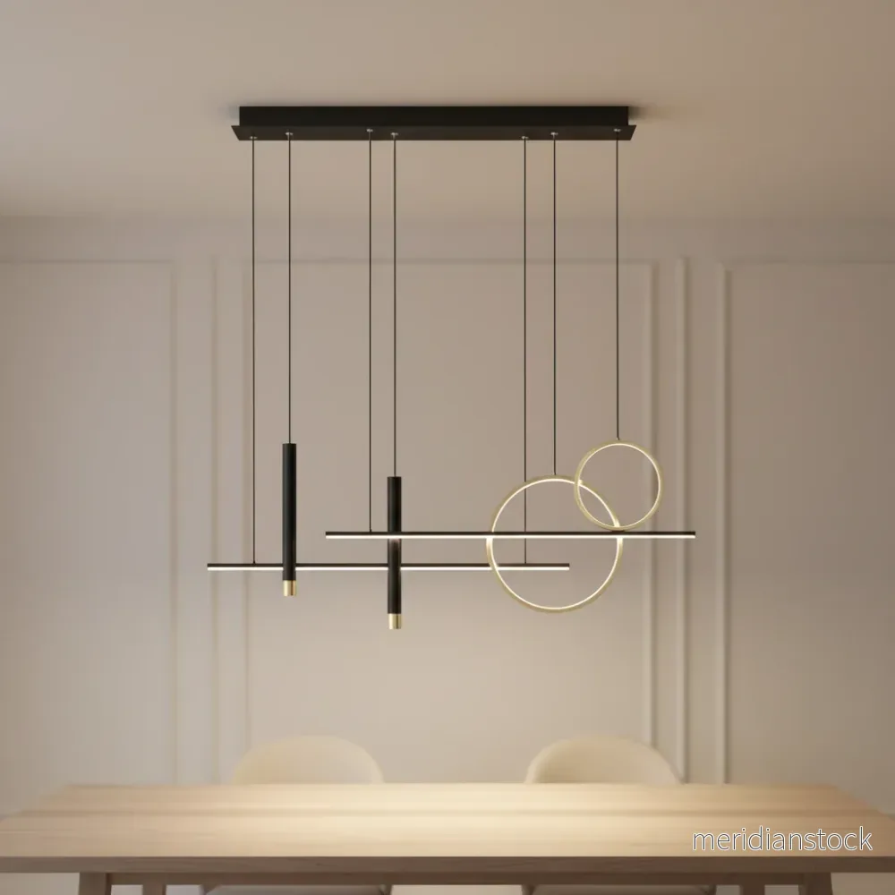 Minimalistisk metallhänglampa - Pendoria