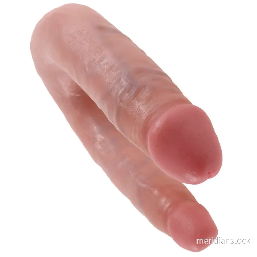 KING COCK - U-SHAPED SMALL DOUBLE TROUBLE FLESH 12.7 CM - Bild 2