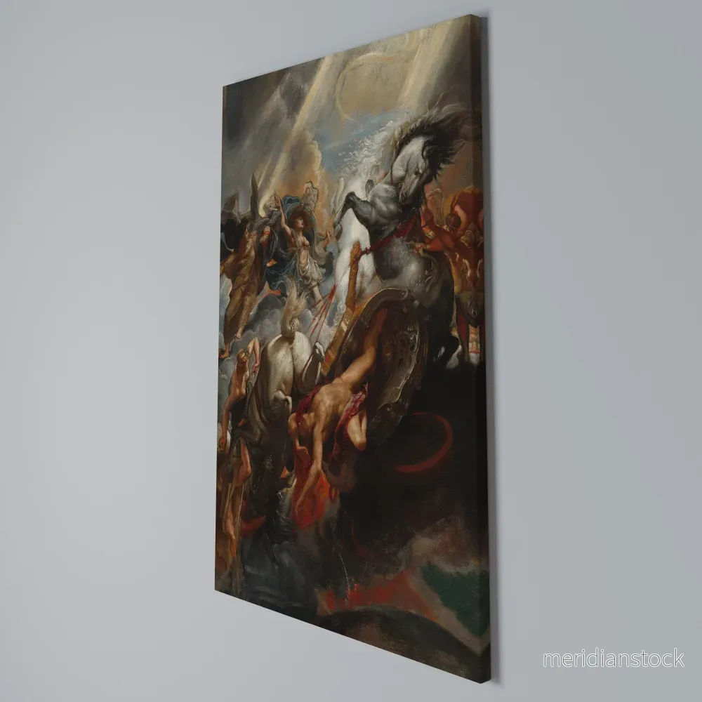FURY IN MOTION Vertical Canvas Print - Bild 3