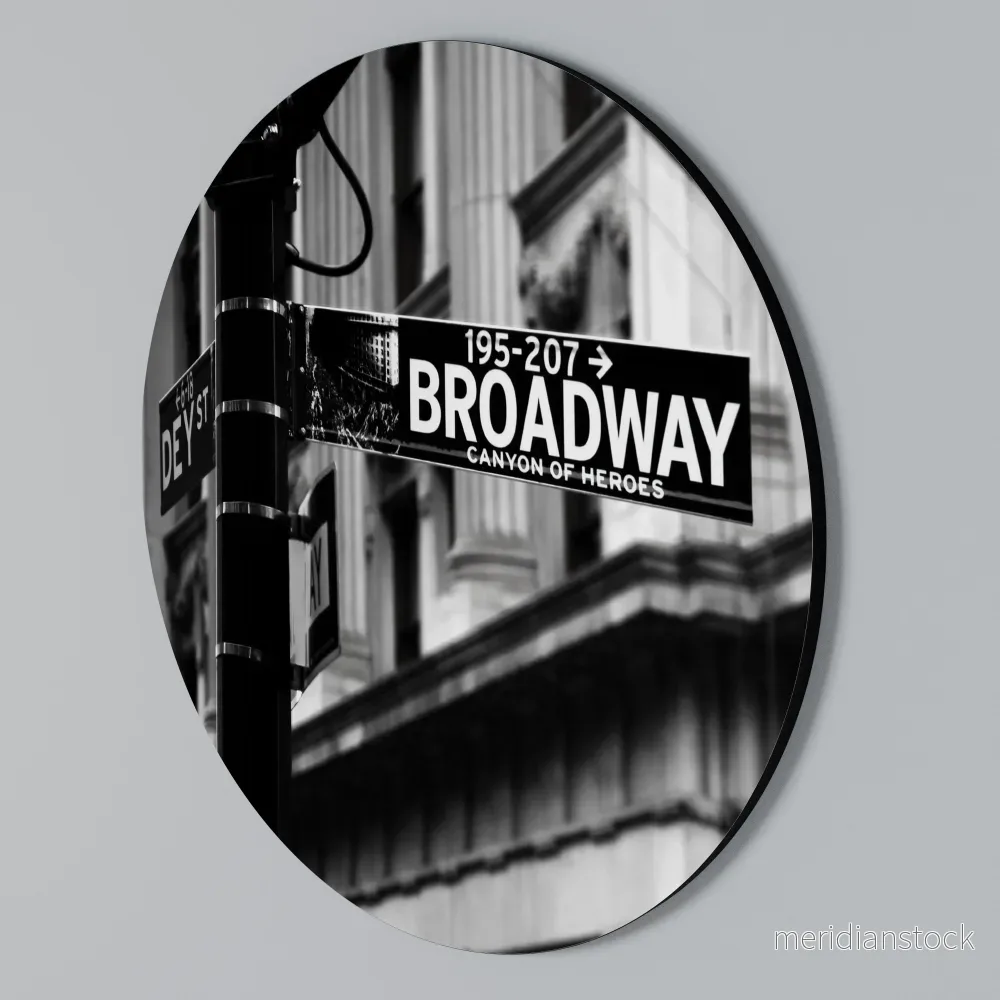 BROADWAY SIGN Rund väggdekor - Bild 2