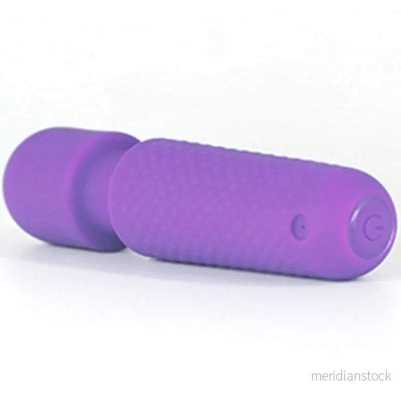 ARMONY - YOUR MAGIC MASSAGER & VIBRATOR RECHARGEABLE 10 VIBRATIONS WAND DOTS PURPLE - Bild 2