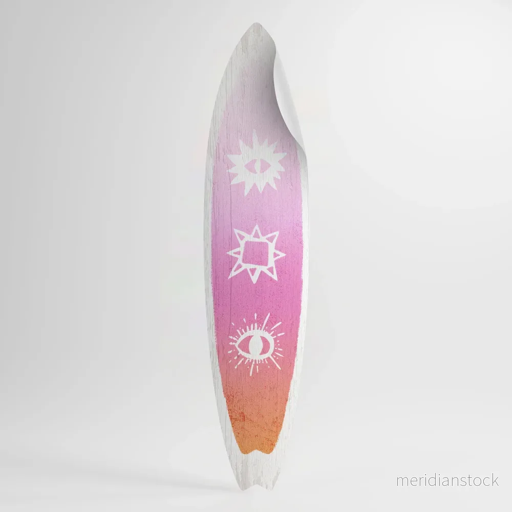 DAZZLING DESIGN Väggdekal surfbräda DAZZLING DESIGN Väggdekal surfbräda