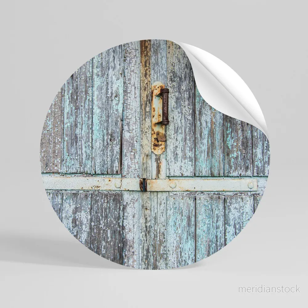 VINTAGE DOORWAY DREAMS Rund väggdekal - Bild 2