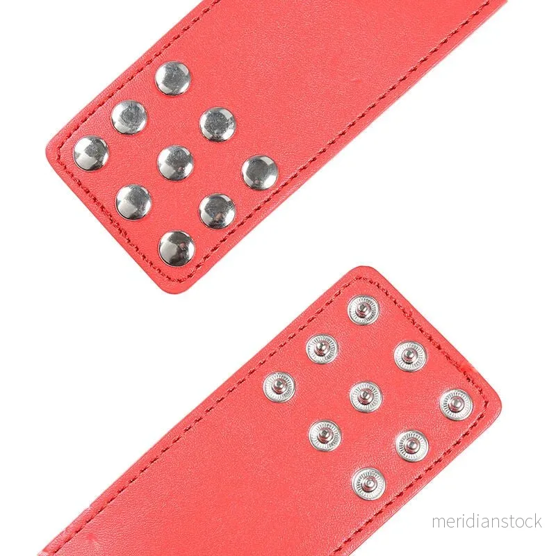 OHMAMA FETISH - RED HANDCUFFS WITH SNAP CLOSURE - Bild 2