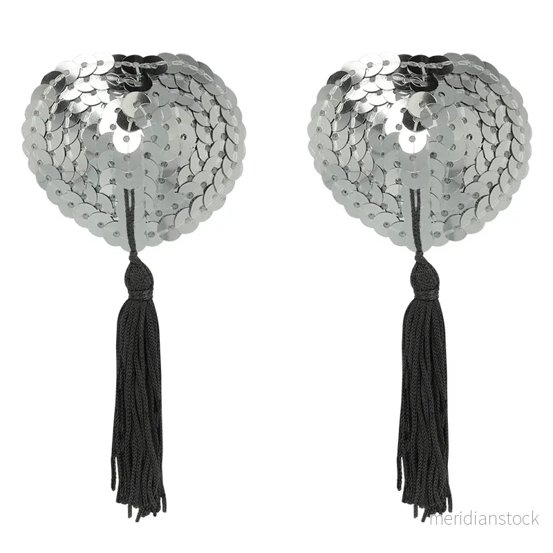 COQUETTE CHIC DESIRE - NIPPLE COVERS SILVER