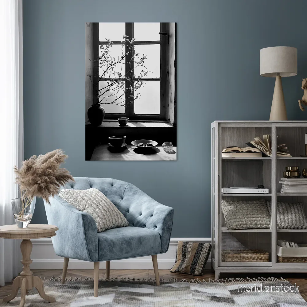WHISPERING WINDOW LIGHT Vertical Canvas Print