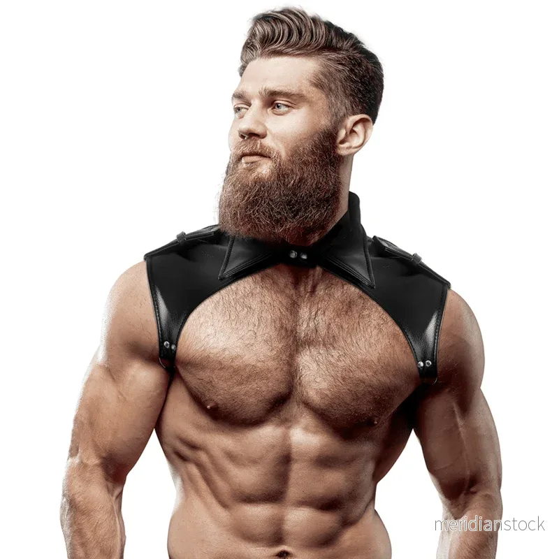 FETISH SUBMISSIVE ATTITUDE - MENS BRIGADE ADJUSTABLE ECO-LEATHER NECK HARNESS - Bild 2