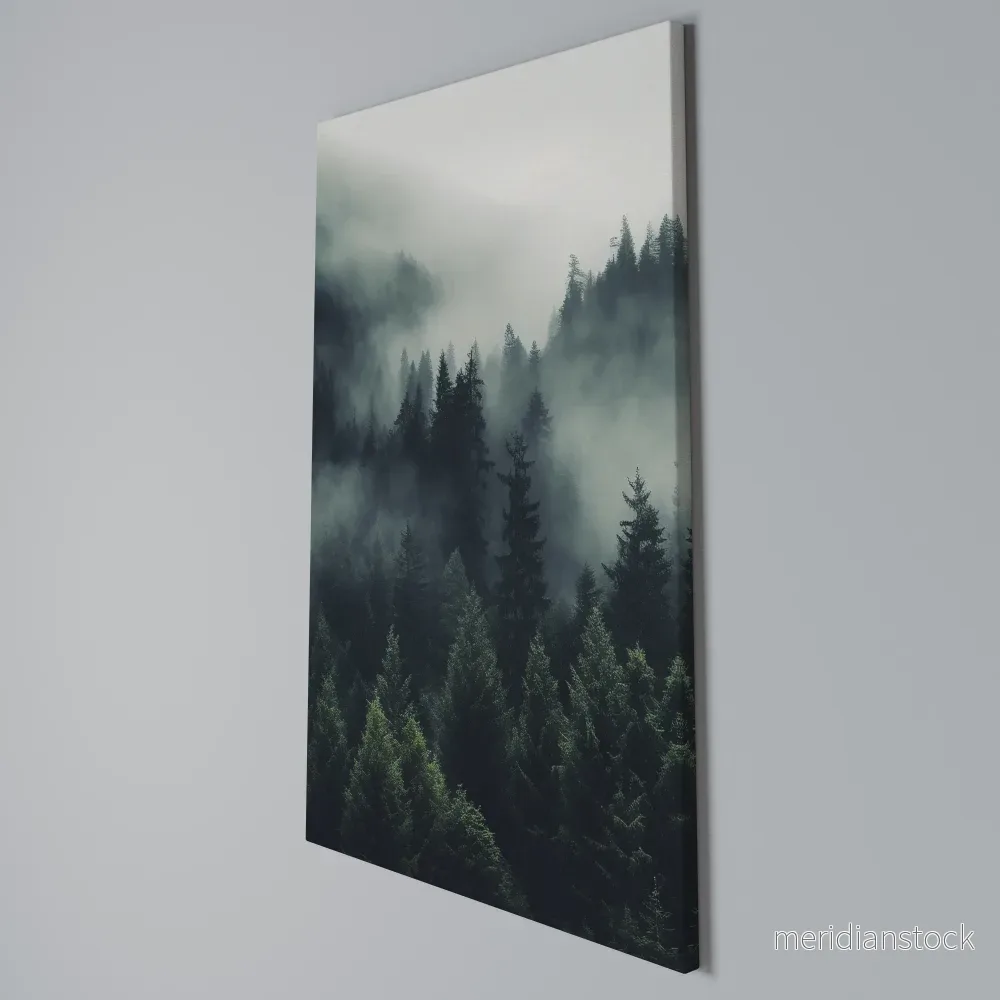 MYSTICAL FOREST WHISPERS Vertical Canvas Print - Bild 3