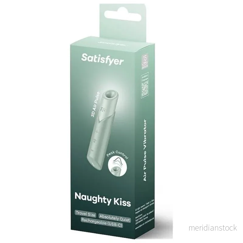 SATISFYER - NAUGHTY KISS WAVE CLITORIS STIMULATOR AQUAMARINE - Bild 3