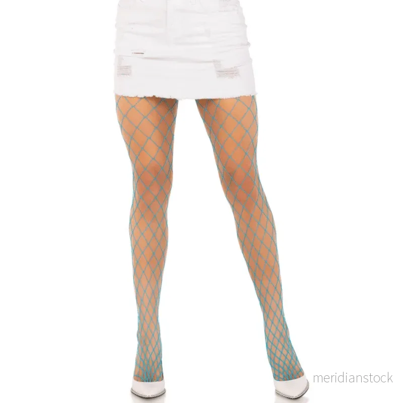 LEG AVENUE - DIAMOND FISHNNET PANTYHOSE PINK - Bild 2