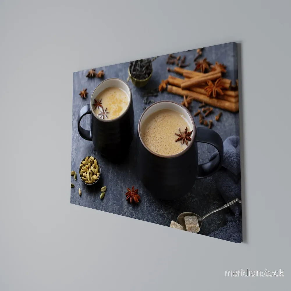 WARMTH IN A CUP Horizontal Canvas Print - Bild 3