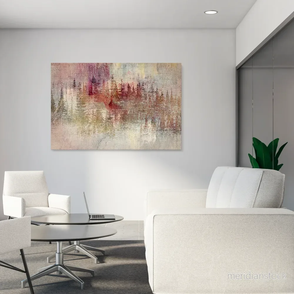 VEILED SUMMIT Horizontal Canvas Print - Bild 2