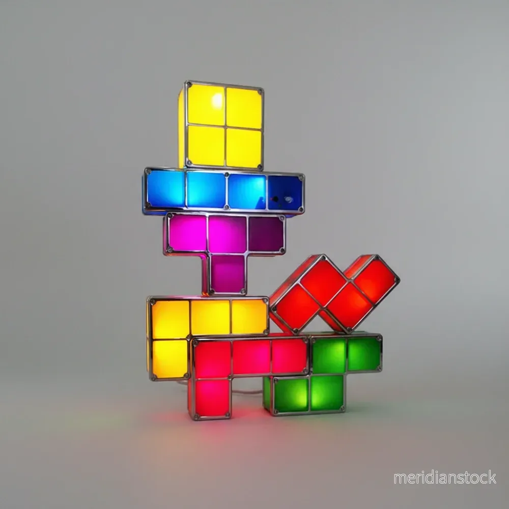 Retro Gaming-designlampa - PixelTower - Bild 2