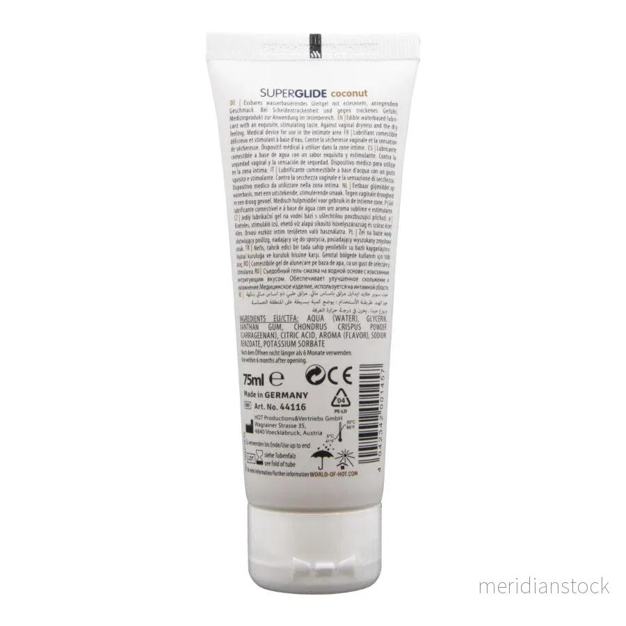 HOT - SUPERGLIDE EDIBLE LUBRICANT WATERBASED COCONUT 75 ML - Bild 2