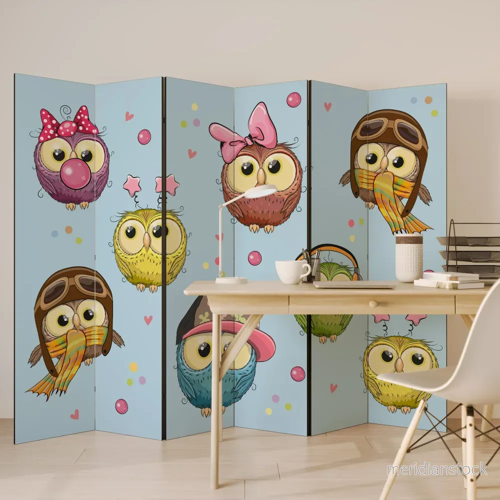 OWLY SQUAD Rumsavdelare 6 paneler - Bild 3