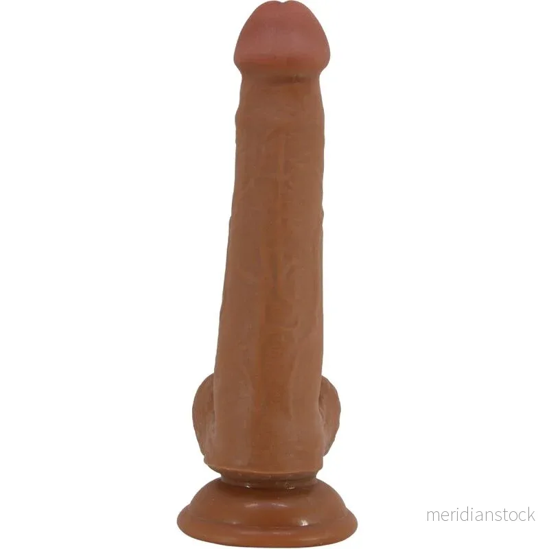 PRETTY LOVE - TALLEN REALISTIC DILDO 22 CM BROWN - Bild 3