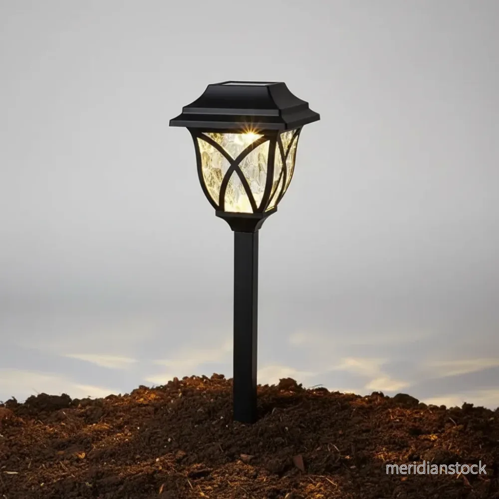 Solarledlampa av rostfritt stål och plast - SunPathia - Bild 2