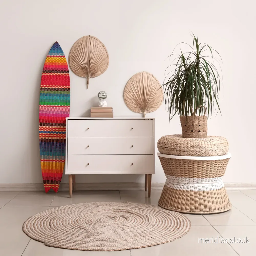ETHNIC MEXICAN Dekorativ Surfbräda - Bild 2